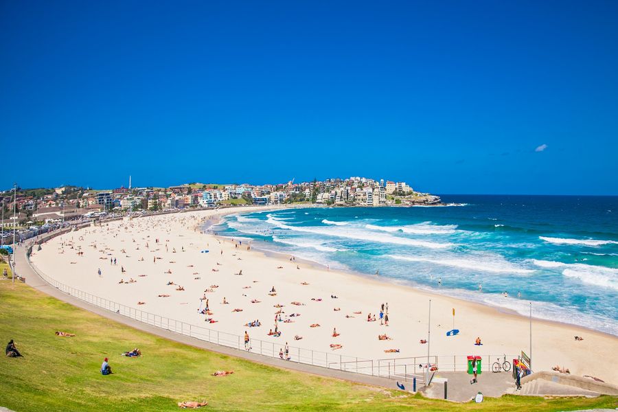 Bondi Beach on a sunny day
